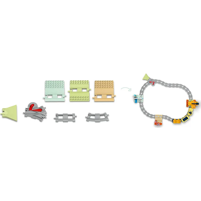 Конструктор LEGO DUPLO Town Большой интерактивный общественный поезд (10428-)