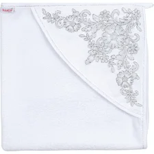 Крыжма детская Pedaliza с серебряной вишивкой (291-white)