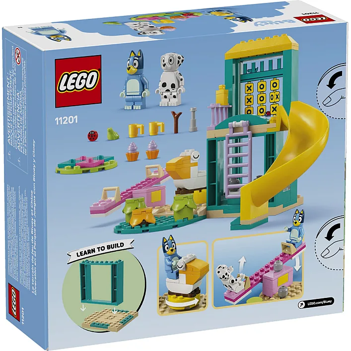 Конструктор LEGO Bluey Веселье с Блуи и Хлоей на игровой площадке (11201)