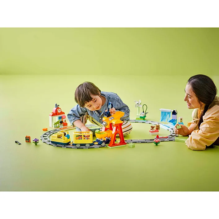 Конструктор LEGO DUPLO Town Большой интерактивный общественный поезд (10428-)