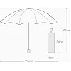 Парасоля Xiaomi RunMi Super Portable Automatic Umbrella Gray (6941413204224)