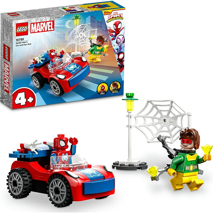 Конструктор LEGO Marvel Человек-Паук и Доктор Осьминог 48 деталей (10789)