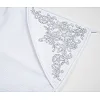 Крыжма детская Pedaliza с серебряной вишивкой (291-white)