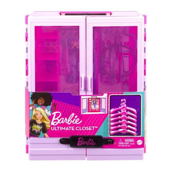 Игровой набор Barbie Сиреневый шкаф для одежды (HJL65)