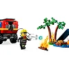 Конструктор LEGO City Пожежний позашляховик з рятувальним човном 301 деталей (60412)