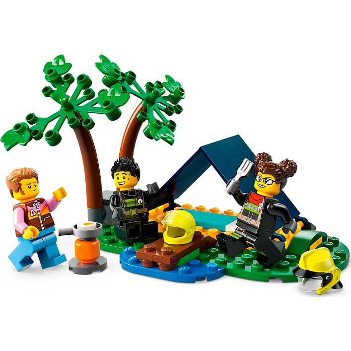 Конструктор LEGO City Пожежний позашляховик з рятувальним човном 301 деталей (60412)