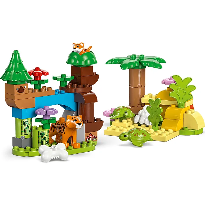 Конструктор LEGO DUPLO Town Семейства диких животных 3-в-1 (10446)