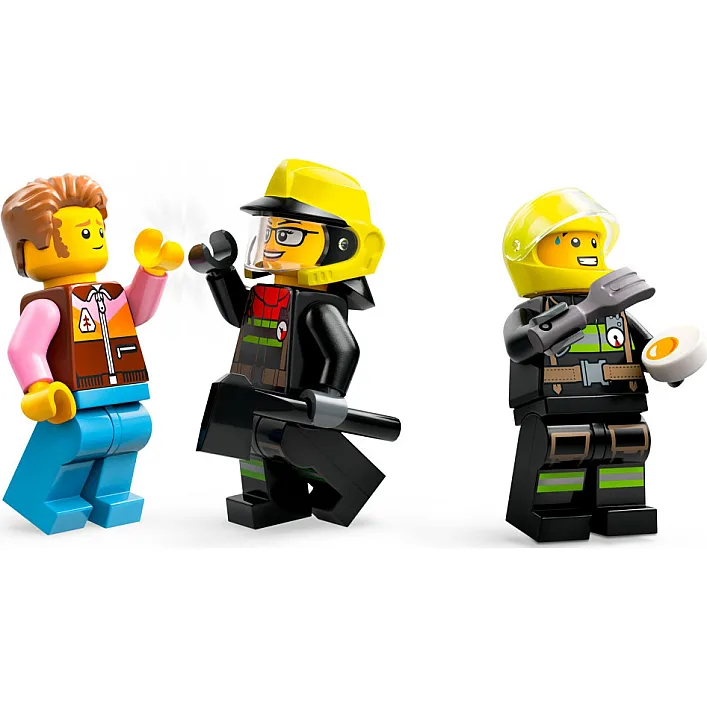 Конструктор LEGO City Пожежний позашляховик з рятувальним човном 301 деталей (60412)