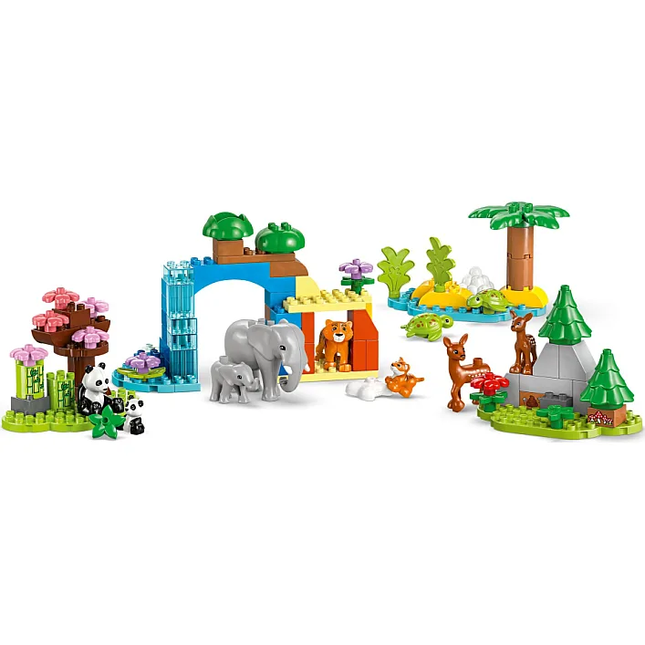 Конструктор LEGO DUPLO Town Семейства диких животных 3-в-1 (10446)