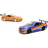 Машина Jada набiр автомоделей Fast and Furious Nissan Silvia S15 і Toyota Supra (253202017)