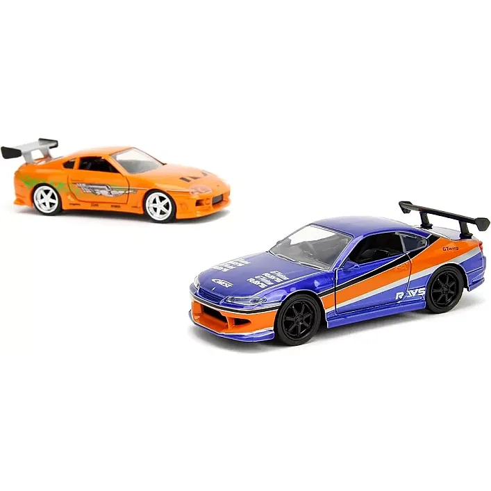 Машина Jada набiр автомоделей Fast and Furious Nissan Silvia S15 і Toyota Supra (253202017)