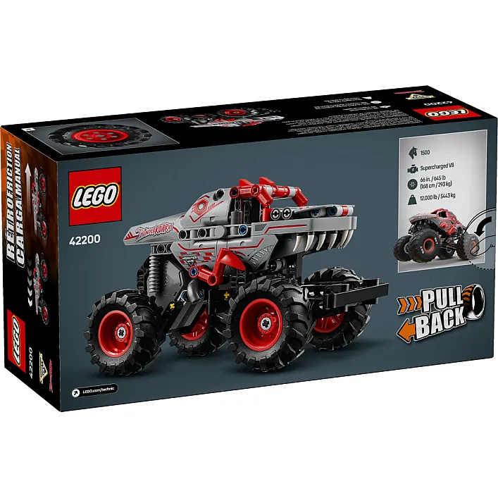 Конструктор LEGO Technic Monster Jam ThunderROARus с инерционным двигателем (42200)