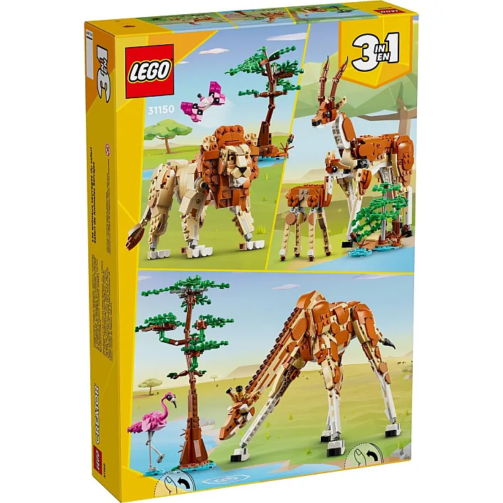 Конструктор LEGO Creator Дикие животные сафари 780 деталей (31150)