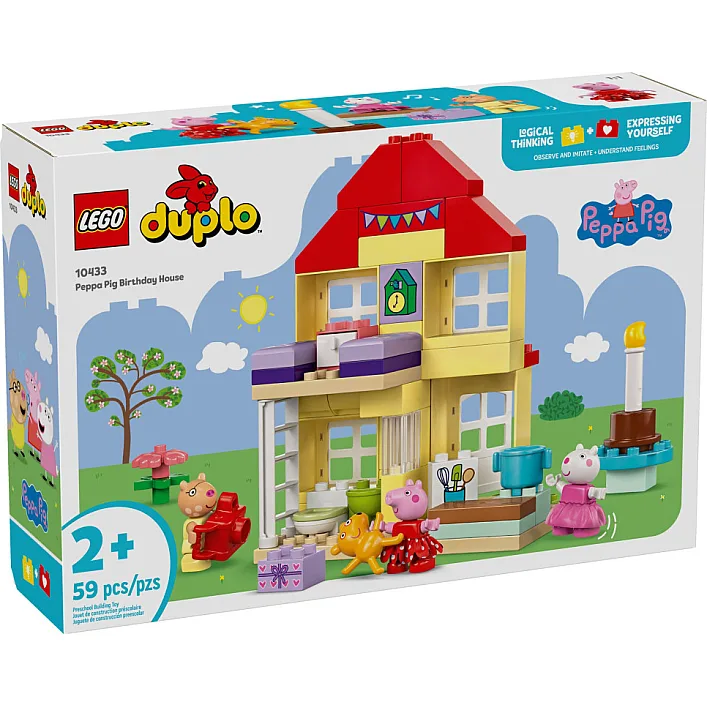 Конструктор LEGO DUPLO Peppa Pig Святковий будинок Пеппи (10433)