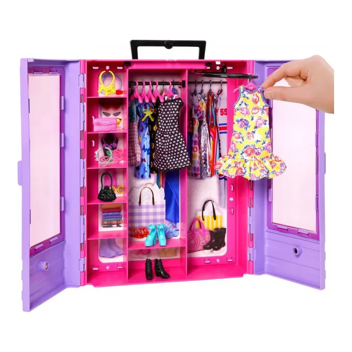 Игровой набор Barbie Сиреневый шкаф для одежды (HJL65)