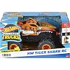 Радіокерована іграшка Hot Wheels Автомодель Monster Trucks Тигроакула 1:24 (HNV03)
