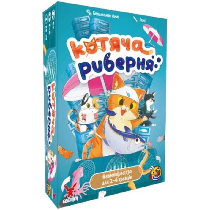 Настольная игра Geekach Games Кошачья рыберня (Fish & Katz) украинский (GKCH158)