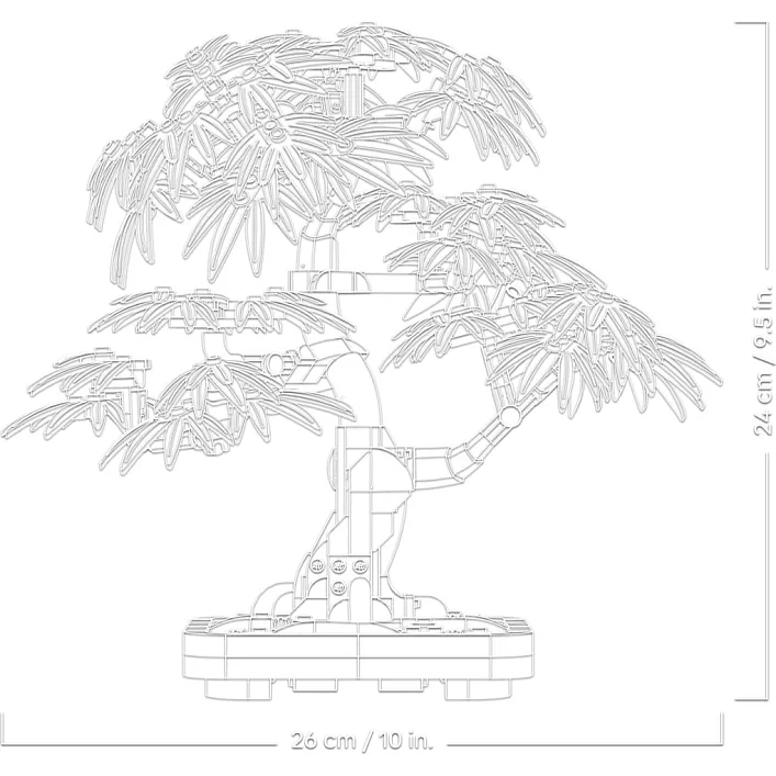 Конструктор LEGO Botanicals Бонсай из японского красного клена (10348)