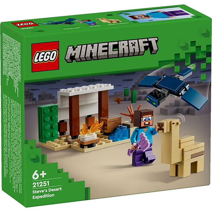 Конструктор LEGO Minecraft Экспедиция Стива в пустыню 75 деталей (21251)