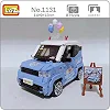 Конструктор LOZ mini Автомобиль MINI голубой (1131)