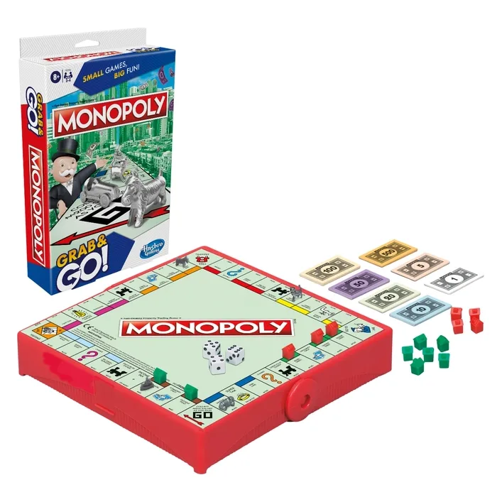 Настільна гра Hasbro дорожня Монополія (F8256)