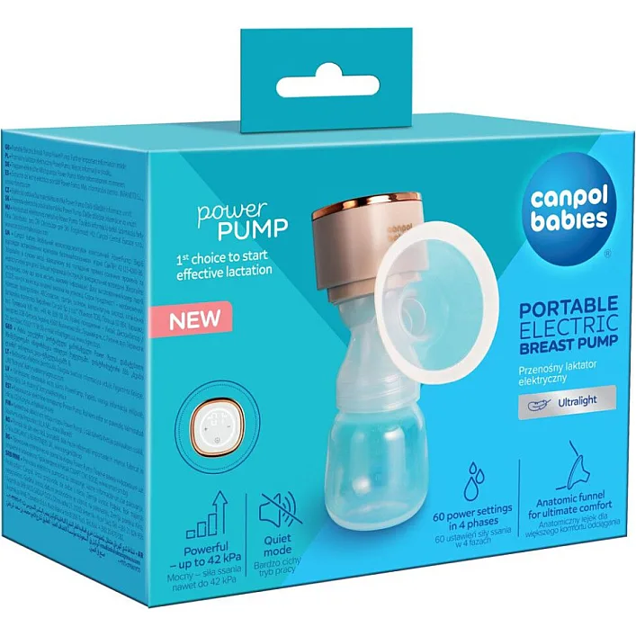 Молоковідсмоктувач Canpol babies портативний електричний PowerPump (20/107)