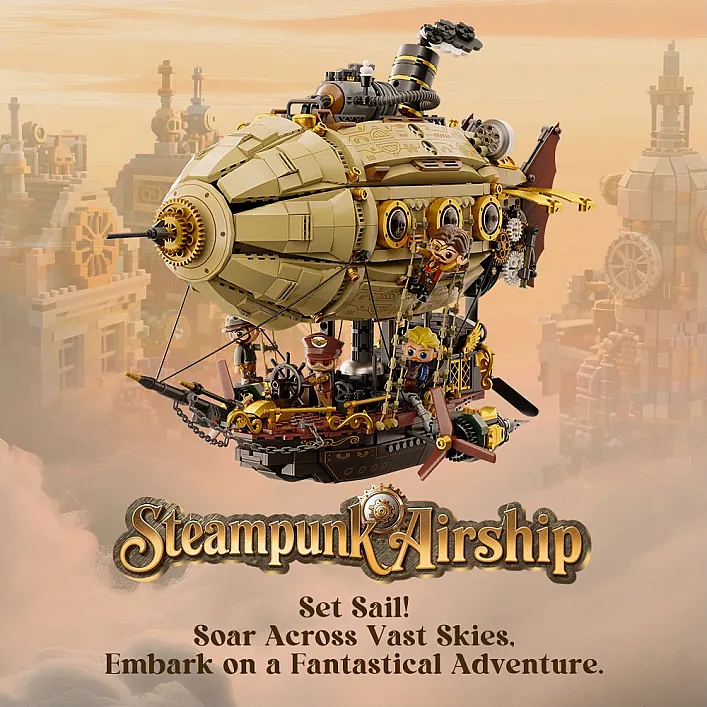 Конструктор Pantasy Original Дирижабль Steampunk (85021)