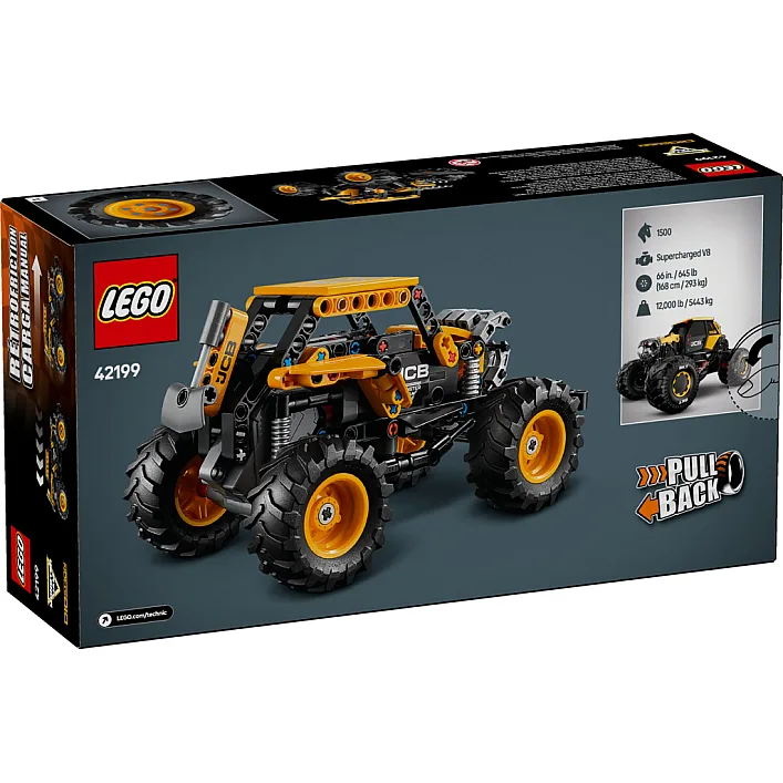 Конструктор LEGO echnic Monster Jam DIGatron с инерционным двигателем (42199)