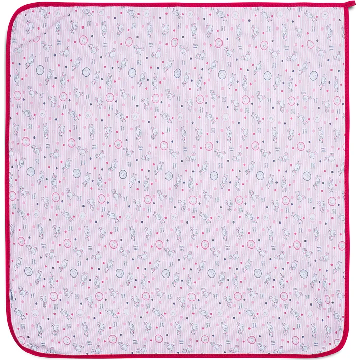 Одеяло детское Miniworld с зайчиками (13100-pink1)