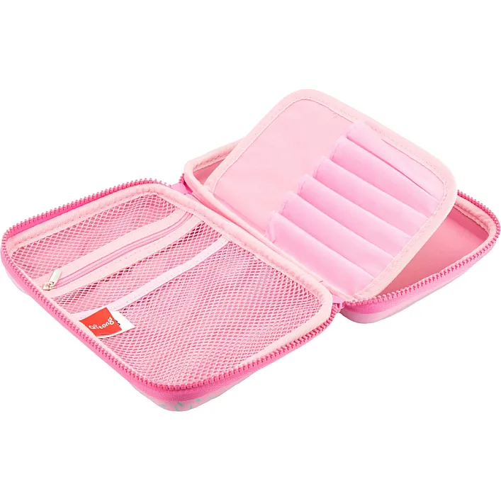 Пенал Cool For School двойной с эффектом аквариума 1 отделение Голубой (QT-5703-Blue)