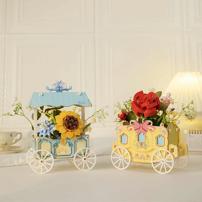 Конструктор Pantasy Original - Flower Cart Тележка с подсолнухами (15026)