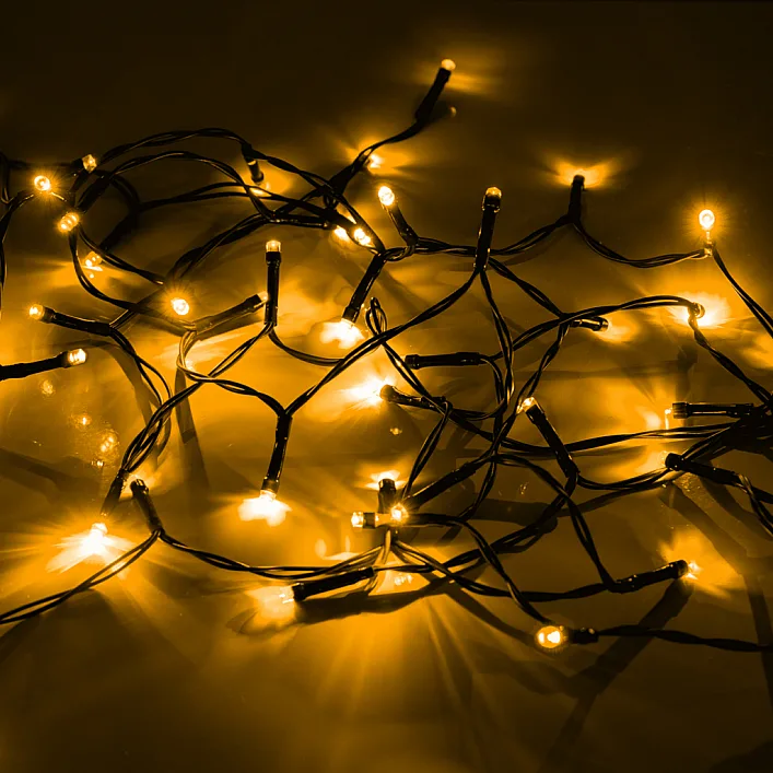 Гірлянда YES! Fun Вулична 41 LED Тепло-біла 2.8 м Статична Таймер На батарейках (975061)