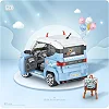 Конструктор LOZ mini Автомобиль MINI голубой (1131)