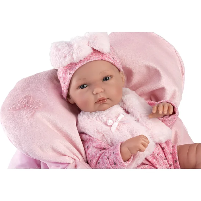 Пупс Llorens Bimba Con Cojin Rosa, 35 см (63592)