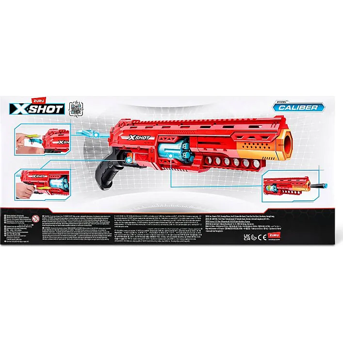 Игрушечное оружие Zuru Бластер X-Shot Excel-S1 Caliber (36675R)