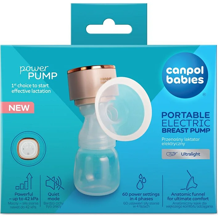 Молоковідсмоктувач Canpol babies портативний електричний PowerPump (20/107)
