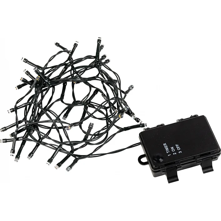 Гірлянда YES! Fun Вулична 41 LED Тепло-біла 2.8 м Статична Таймер На батарейках (975061)