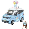 Конструктор LOZ mini Автомобиль MINI голубой (1131)