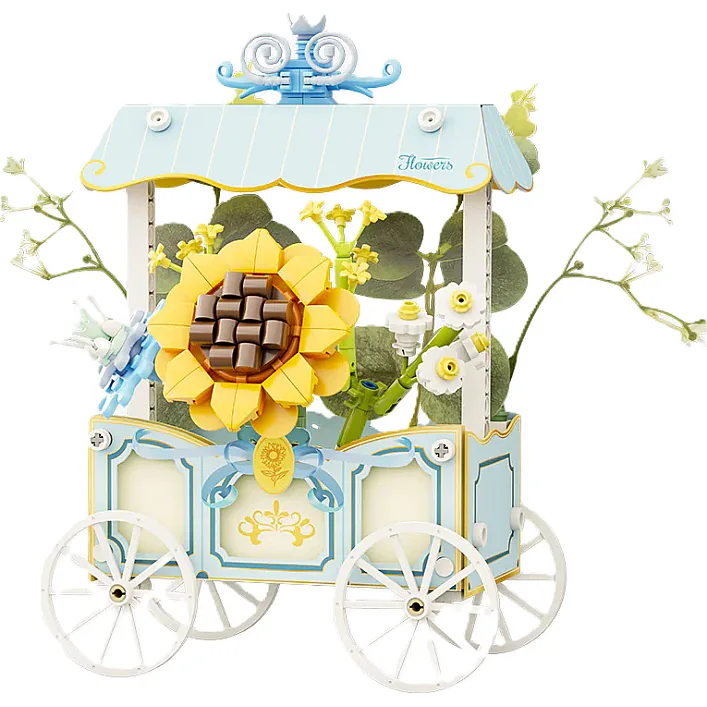 Конструктор Pantasy Original - Flower Cart Тележка с подсолнухами (15026)