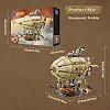 Конструктор Pantasy Original Дирижабль Steampunk (85021)