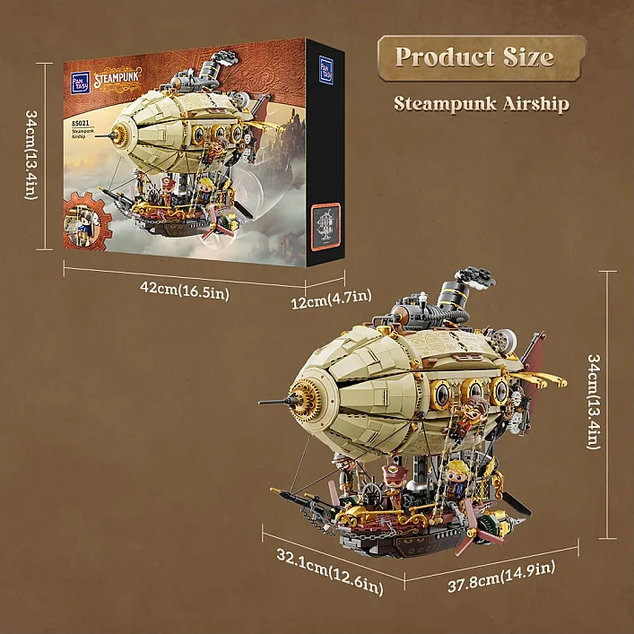 Конструктор Pantasy Original Дирижабль Steampunk (85021)