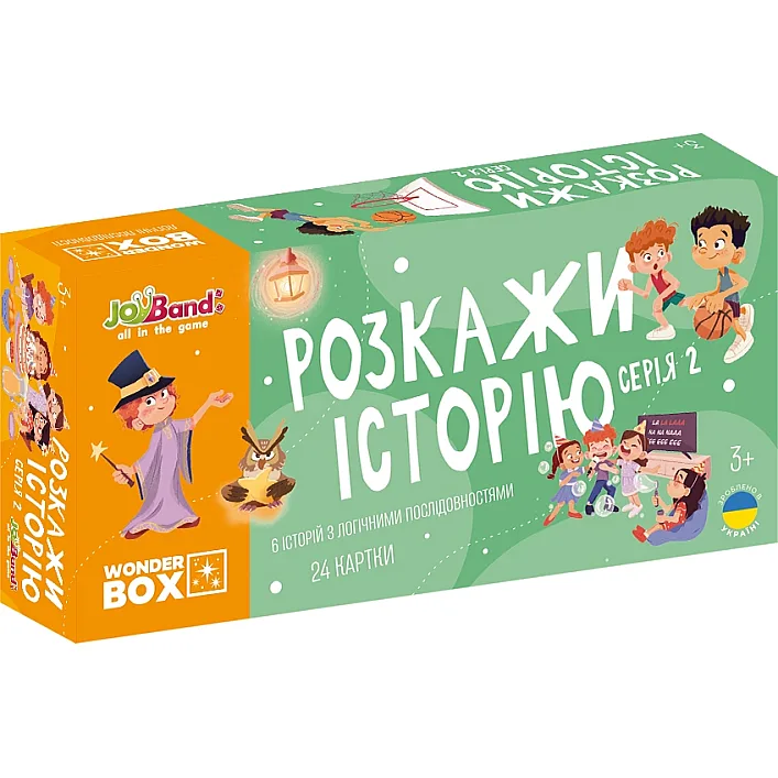 Настільна гра JoyBand Набір логічних карток Розкажи історію Серія №2 (WB102)