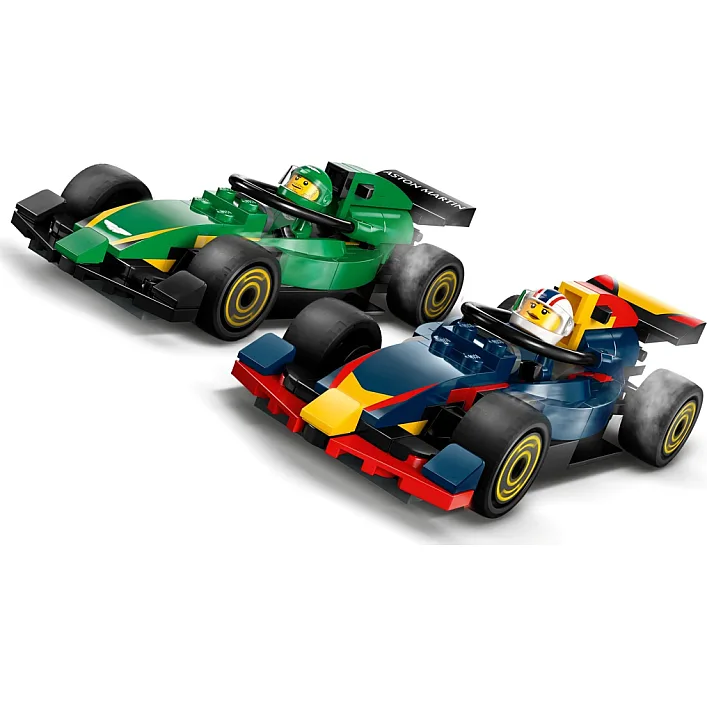 Конструктор LEGO City Грузовик F1 с автомобилями RB20 и AMR24 (60445)