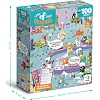 Пазл DoDo Шукай та знаходь Котяче кафе, 100 елементів (300667)