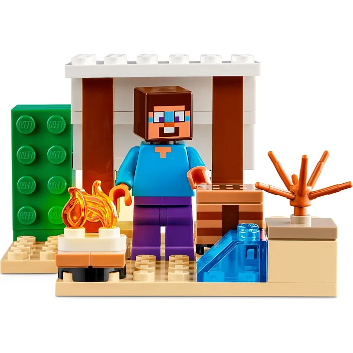 Конструктор LEGO Minecraft Экспедиция Стива в пустыню 75 деталей (21251)