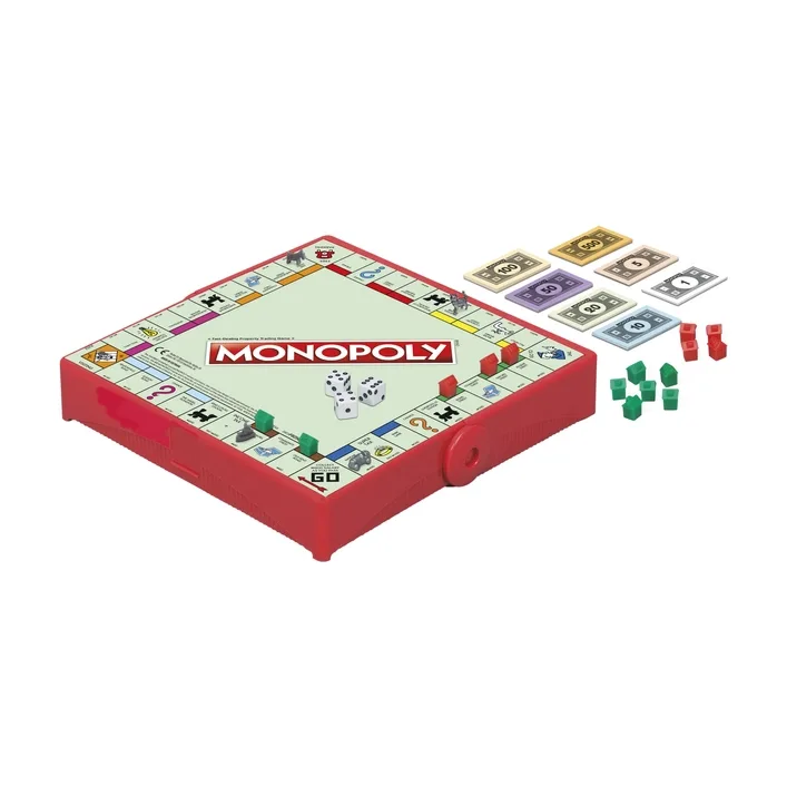 Настільна гра Hasbro дорожня Монополія (F8256)