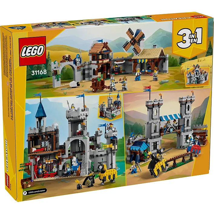 Конструктор LEGO Creator Середньовічний замок із лицарем на коні (31168)
