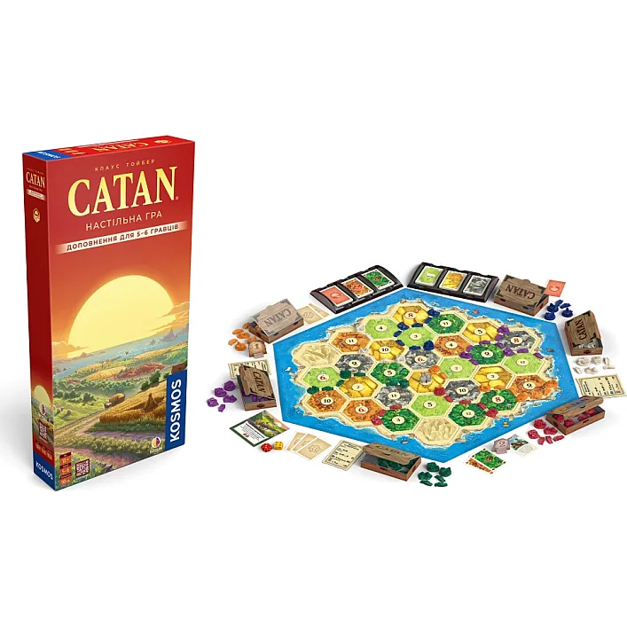 Настільна гра Rozum Catan Доповнення для 5-6 гравців (R101UA)