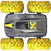 Радіокерована іграшка Silverlit Exost 360 CROSS II, 1:18 2,4 ГГц, жовта (20257-3)