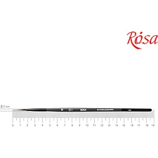 Кисточка для рисования Rosa Микс белка/соболь круглый, лайнер, WAVE 148, № 0 (4823098516859)